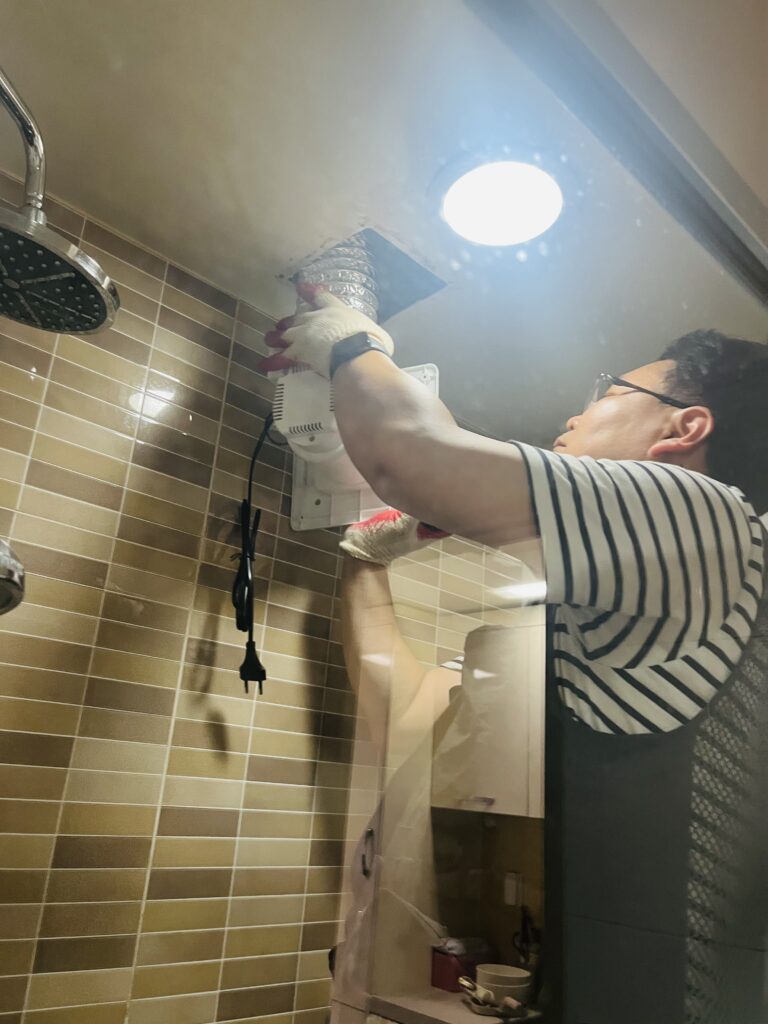 신규 환풍기 설치 사진 2