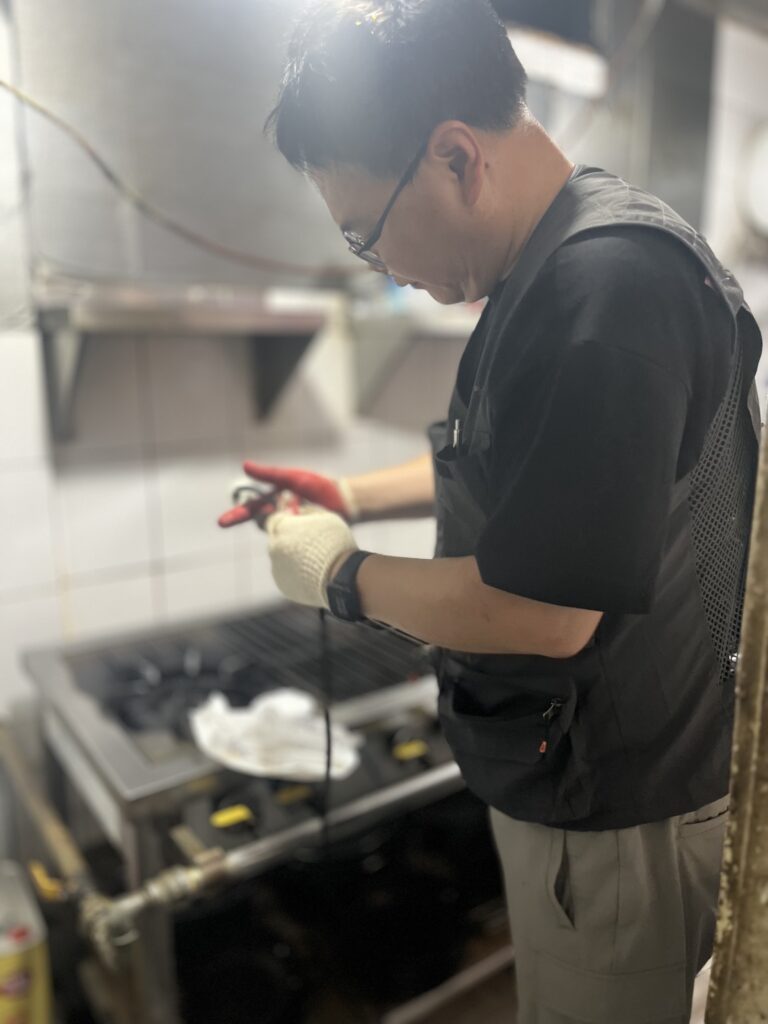 환풍기 전기선 철거2